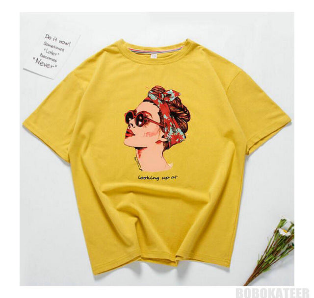 Looking Up At Vogue Tee - AESTHEDEX