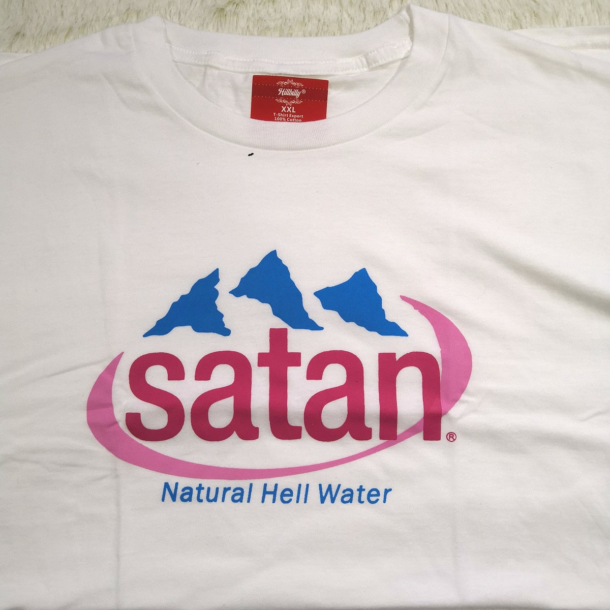 Satan Natural Hell Water T-Shirt - AESTHEDEX