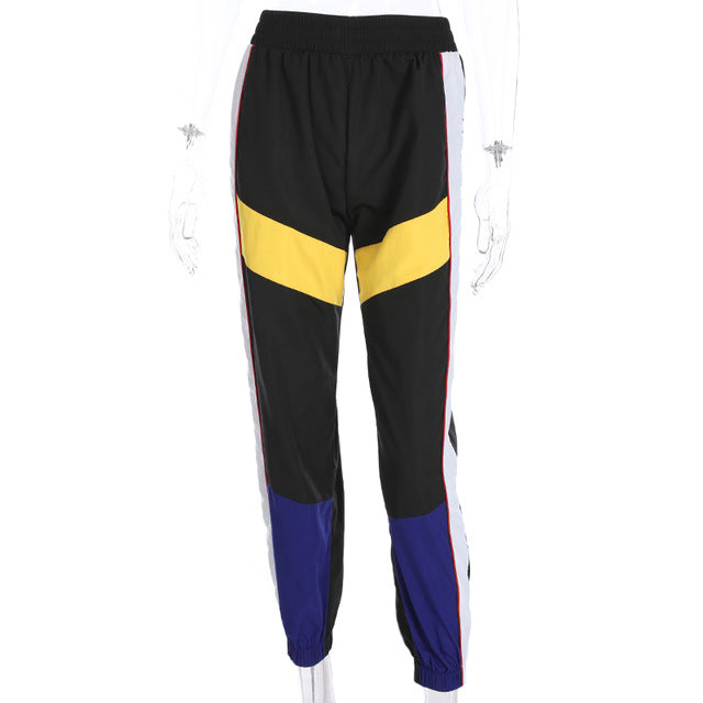 Colorblock Jogger Pants - AESTHEDEX