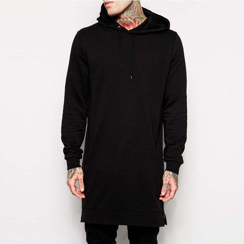 Longline Fleece Hoodie - AESTHEDEX