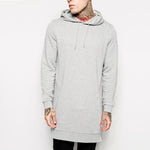 Longline Fleece Hoodie - AESTHEDEX