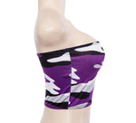 Camo Sleeveless Crop Top - AESTHEDEX