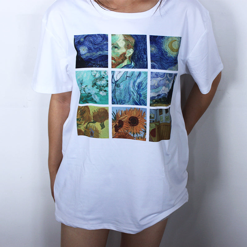 Van Gogh Art T-Shirt - AESTHEDEX