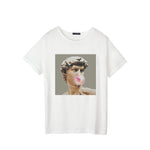 Bubblegum David Graphic Tee - AESTHEDEX