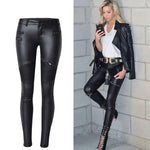 Faux Leather Pants - AESTHEDEX
