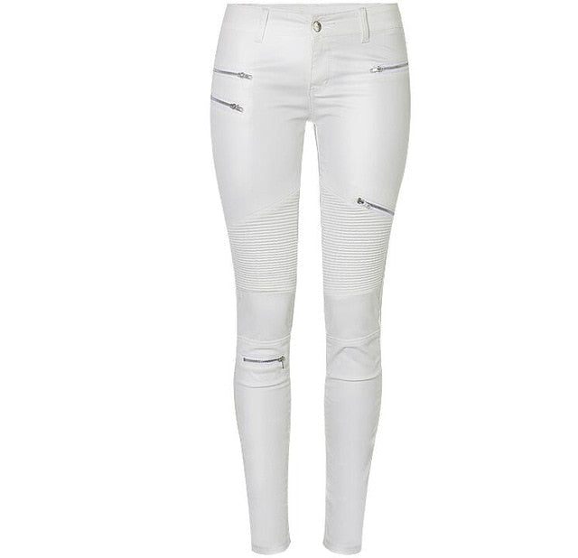 Faux Leather Pants - AESTHEDEX