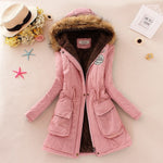 Long Collar Parkas Fur Coat - AESTHEDEX