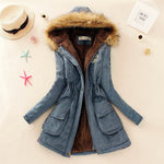 Long Collar Parkas Fur Coat - AESTHEDEX