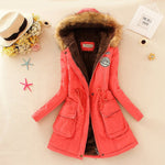 Long Collar Parkas Fur Coat - AESTHEDEX