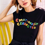 EMOTIONALLY EXHAUSTED T-SHIRT - AESTHEDEX