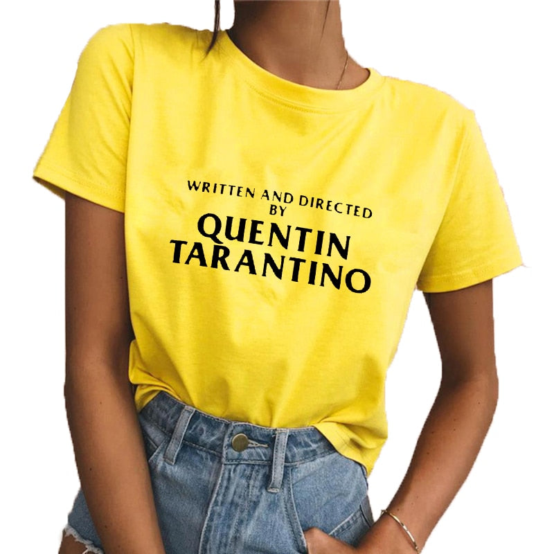 WRITTEN AND DIRECTED BY QUENTIN TARANTINO TEE - AESTHEDEX