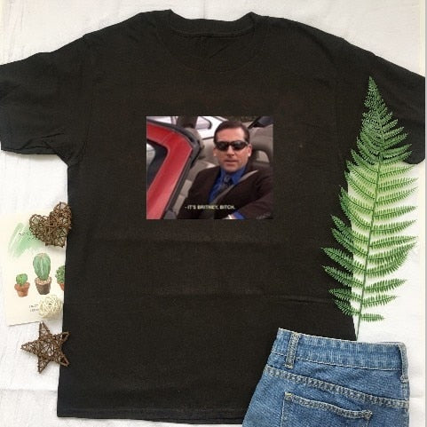Michael Scott "Britney Bitch" T-Shirt - AESTHEDEX