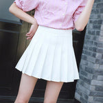 Classic Pleated Mini Skirt