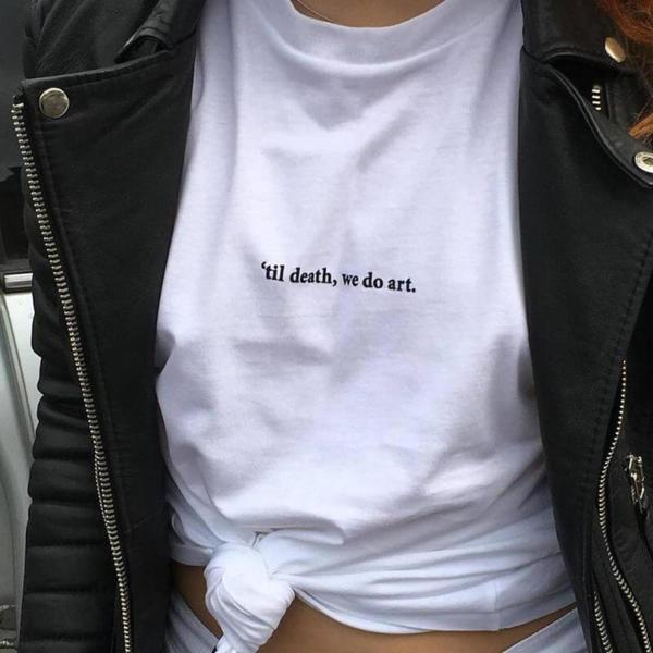 Til Death, We Do Art Tee - AESTHEDEX