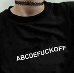 ABCDEFUCKOFF Tee - AESTHEDEX