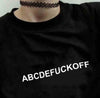 ABCDEFUCKOFF Tee