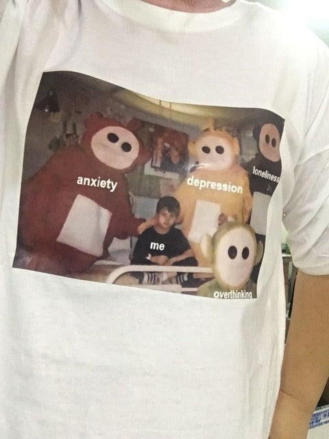 Teletubbies Around Me T Shirt - AESTHEDEX