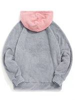 Colorblock Raglan Hoodie Pullover