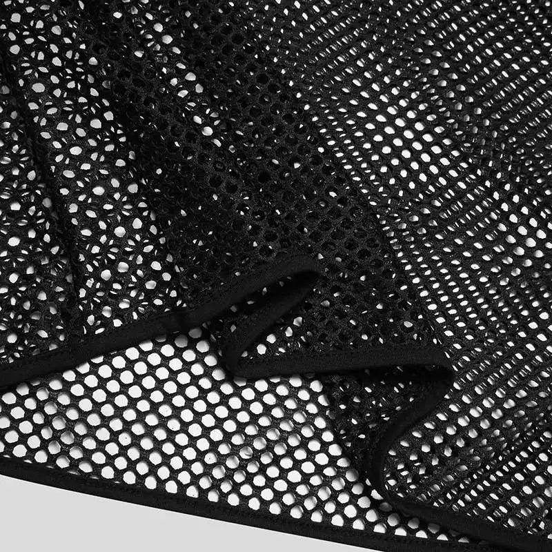 Fishnet Mesh Long Sleeve