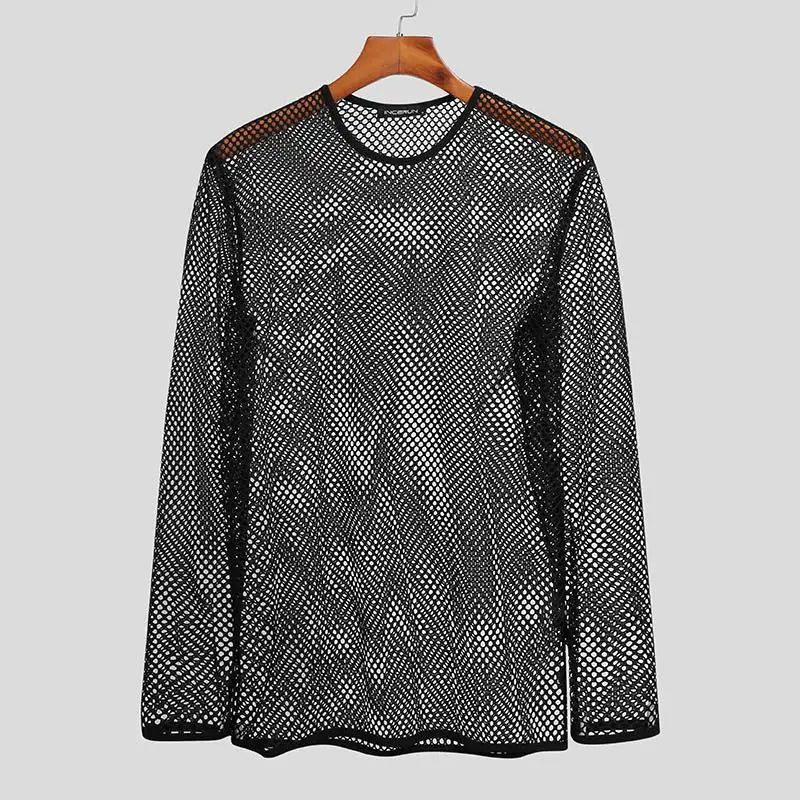 Fishnet Mesh Long Sleeve