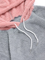 Colorblock Raglan Hoodie Pullover