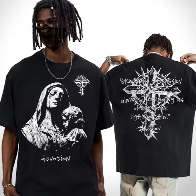Devotion Pietà Cross Tee