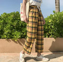 Yellow Plaid Trousers