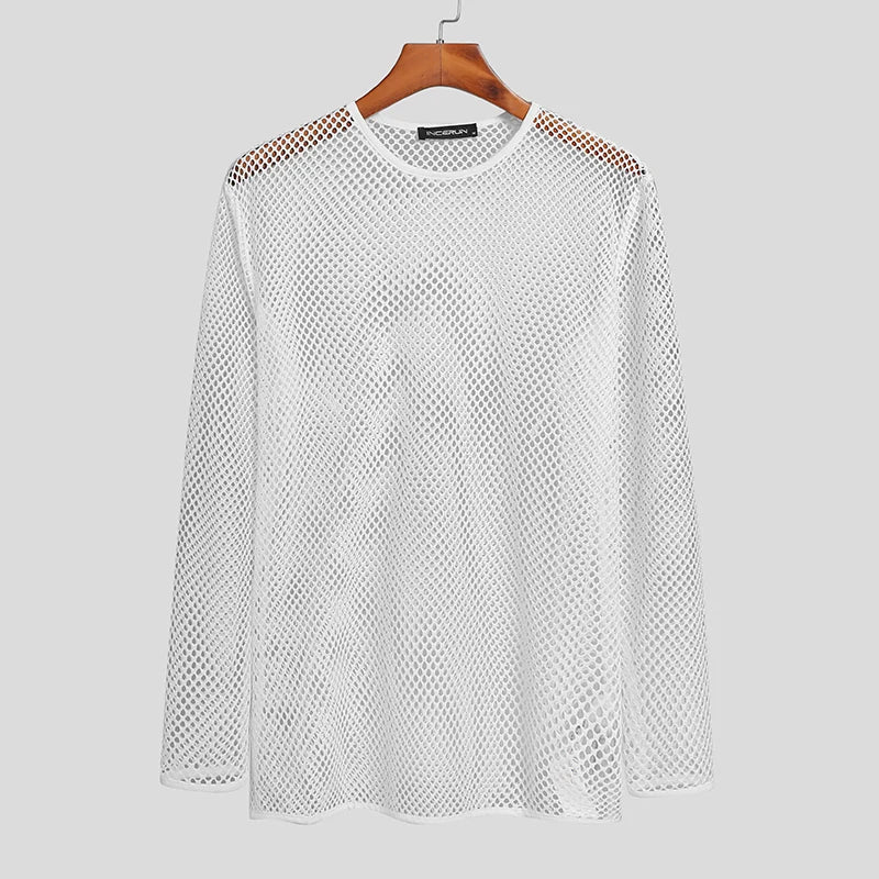 Fishnet Mesh Long Sleeve