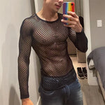 Fishnet Mesh Long Sleeve