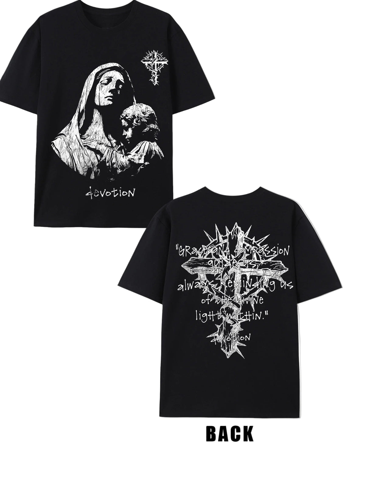 Devotion Pietà Cross Tee