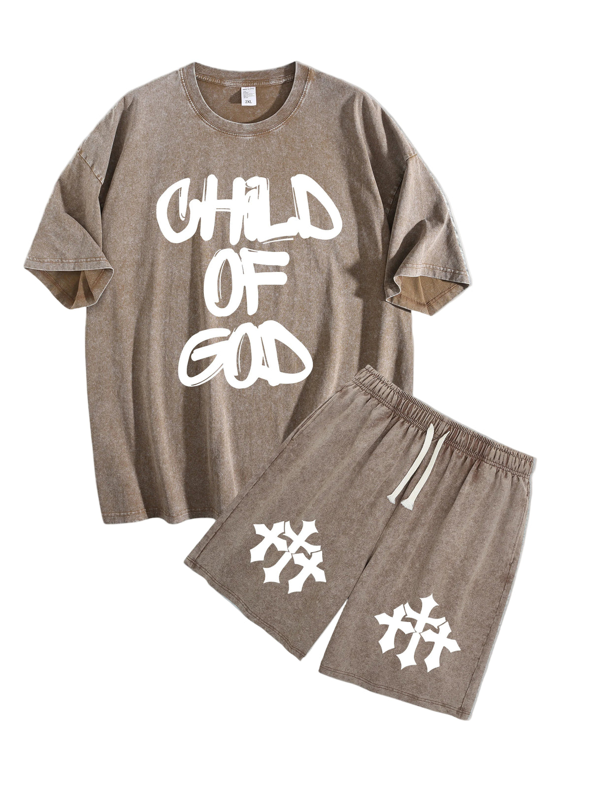 Child of God Tee and Shorts Streetwear Set