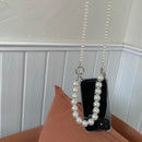 Pearl Chain Lanyard iPhone Case