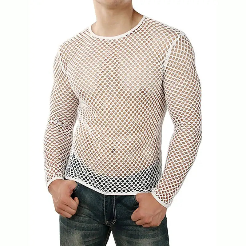 Fishnet Mesh Long Sleeve