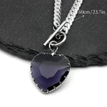 Lovely Faja Gothic Heart Pendant Necklace