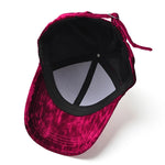 Luxury Velvet Baseball Cap