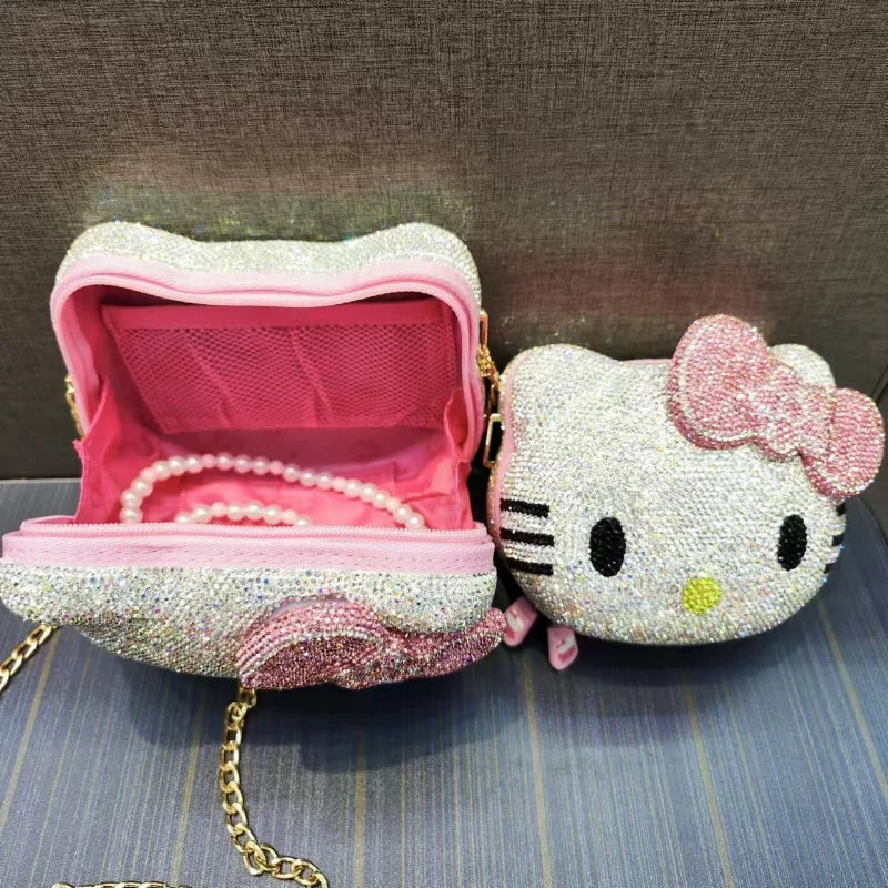 Sparkly Hello Kitty Crystal Shoulder Bag