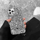 Crinkled Tin Foil iPhone Case