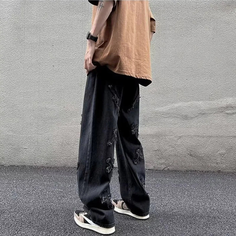 Cross-Stitch Denim Jeans