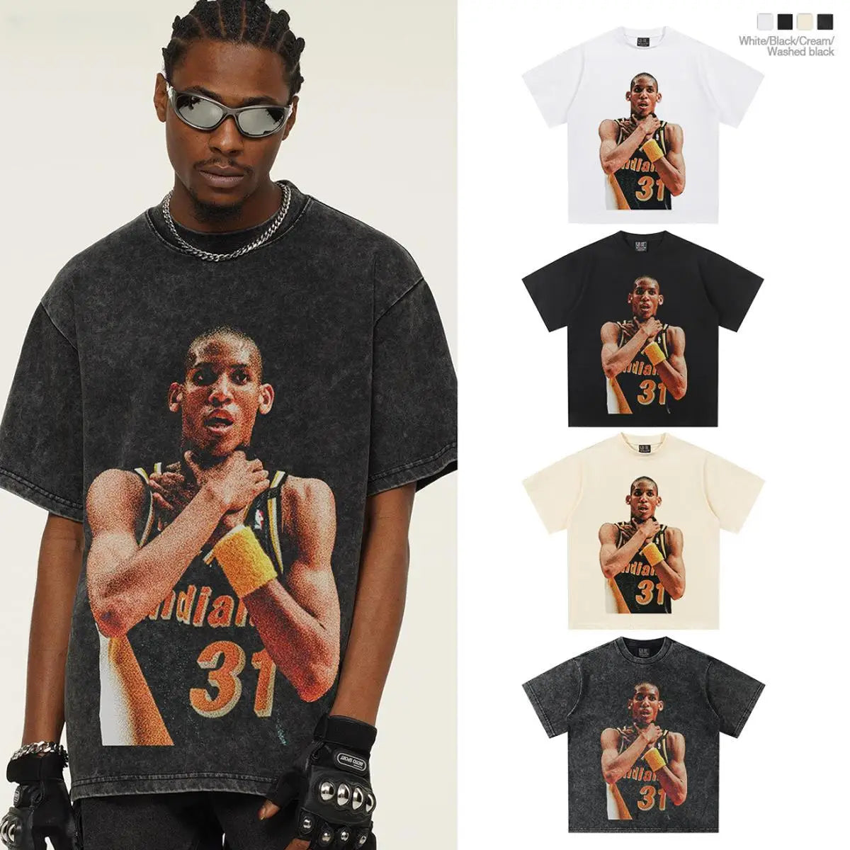 Reggie Miller Choke Vintage NBA Tee