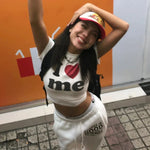 I Love Me Graphic Crop Top