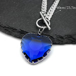 Lovely Faja Gothic Heart Pendant Necklace
