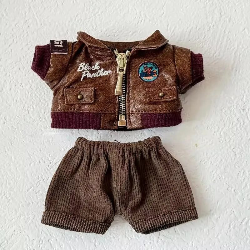 Rugged Labubu Aviator-Inspired Outfit Set