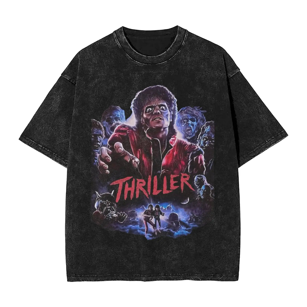 Vintage Thriller-Inspired Graphic Tee