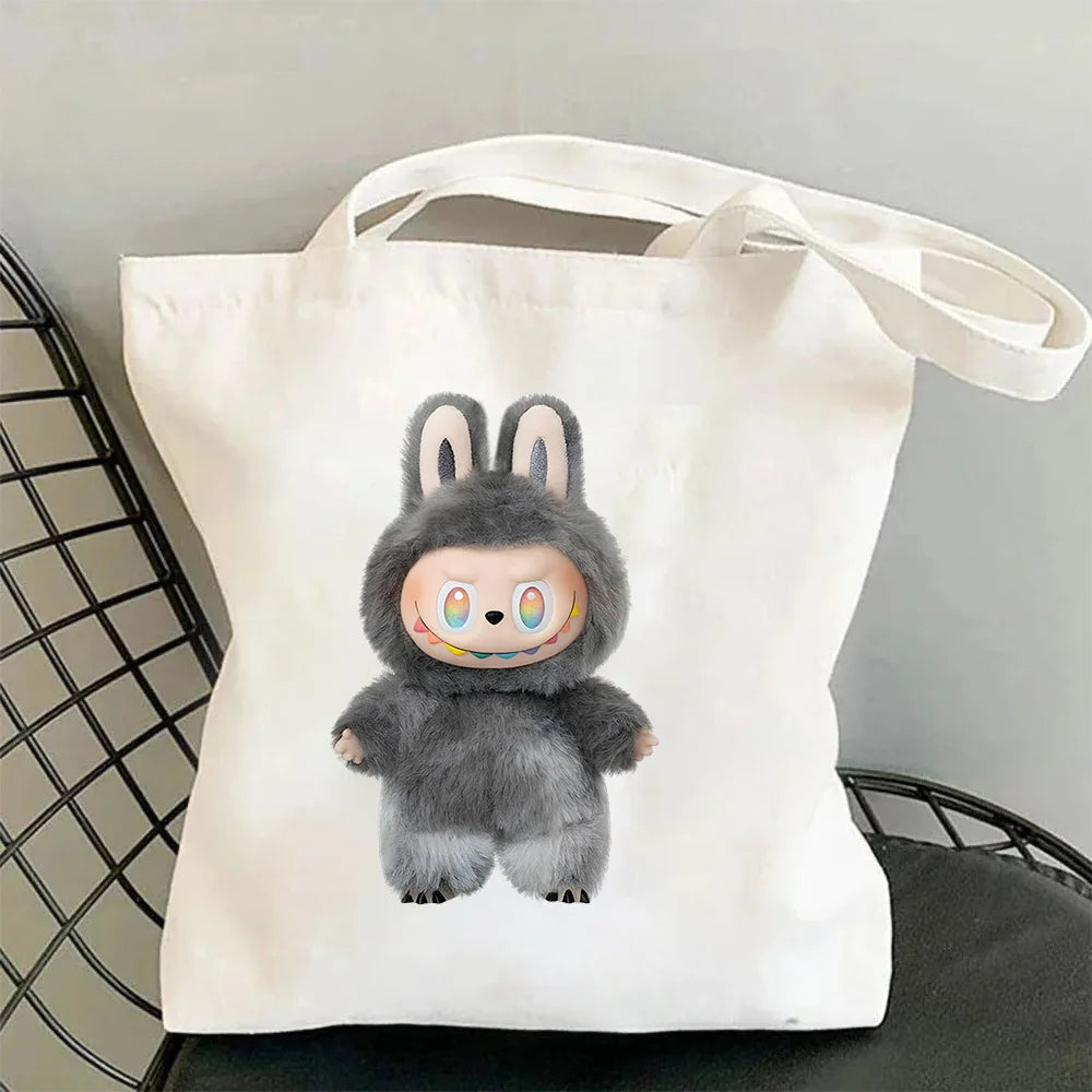 Cute Labubu Plush Tote Bag