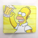 Playful Bart and Homer Wallet