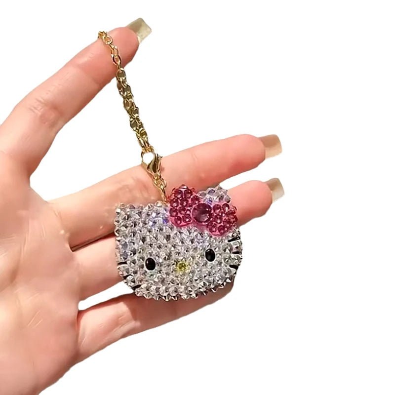 Crystal Hello Kitty Keychain Charm