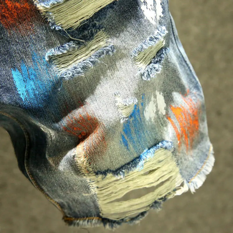Urban Splash Ripped Denim Shorts