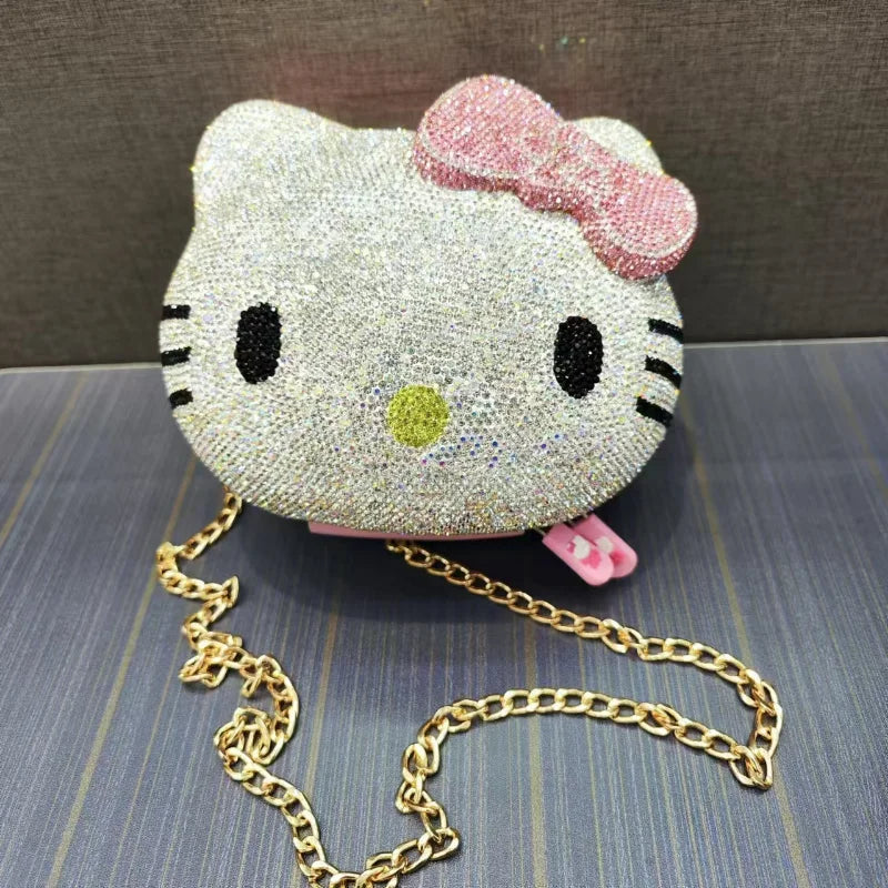 Sparkly Hello Kitty Crystal Shoulder Bag