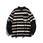 Retro Striped Layered Tee