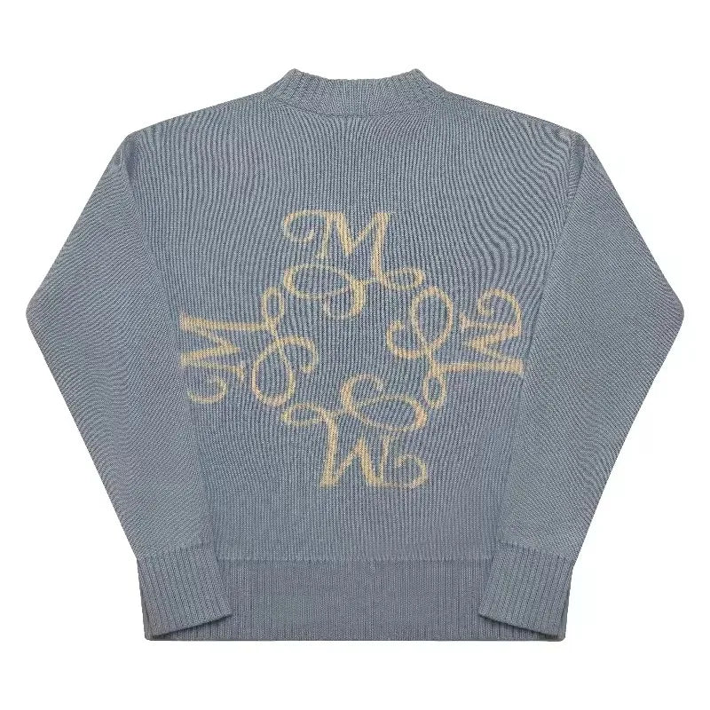 Signature Crest Mock-Neck Knit Sweater